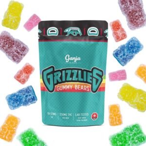 Ganja Grizzlies – Oursons gélifiés acidulés aux saveurs assorties