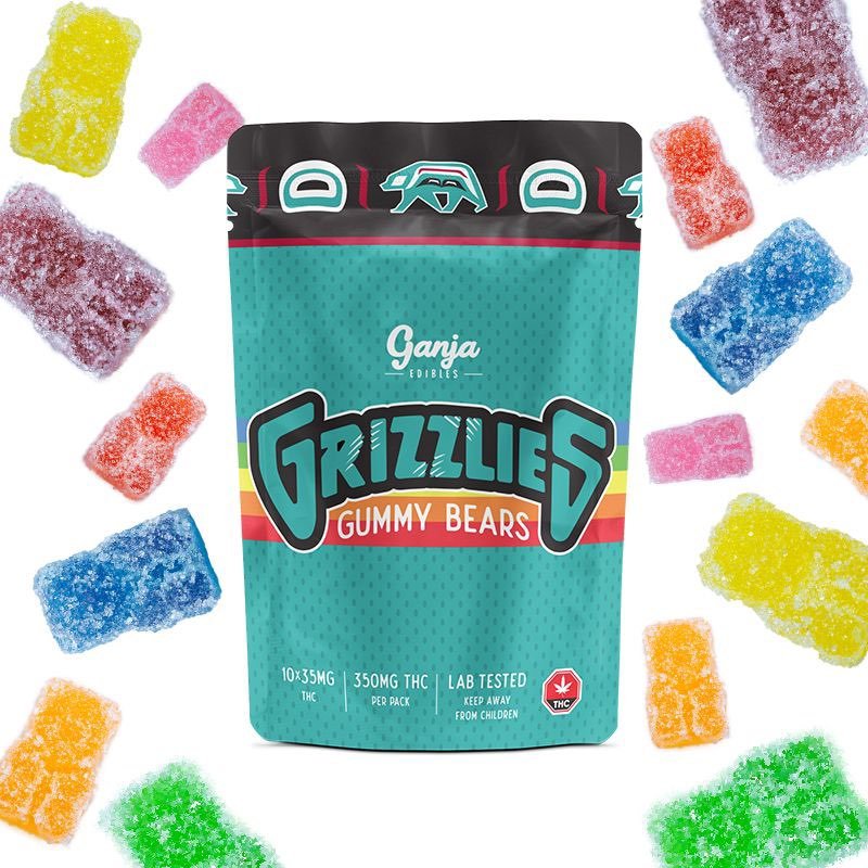 Ganja Grizzlies – Oursons gélifiés acidulés aux saveurs assorties