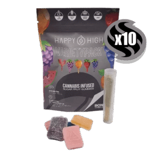 Bonbons gélifiés infusés au cannabis HAPPY HIGH