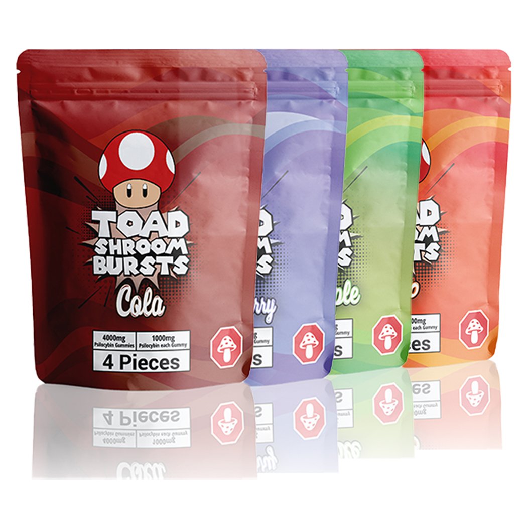 Bonbons gélifiés aux champignons crapauds