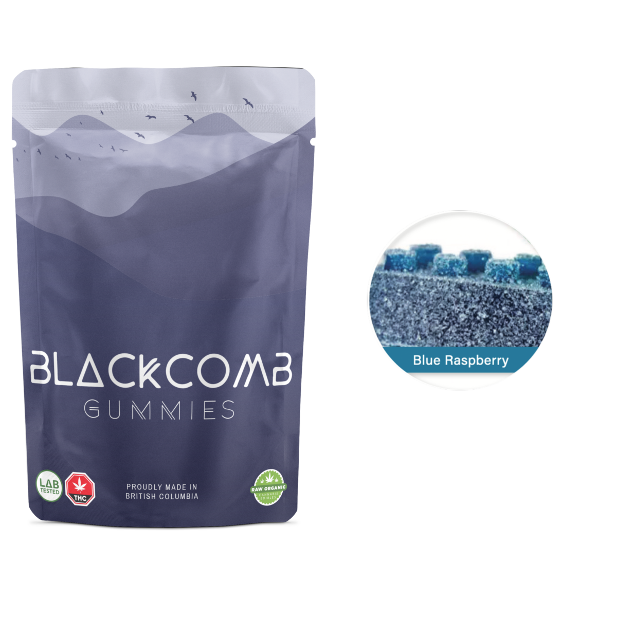 Blackcomb – Bonbons gélifiés à la framboise bleue givrée