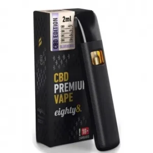 Vape jetable CBD à la myrtille 2 ml