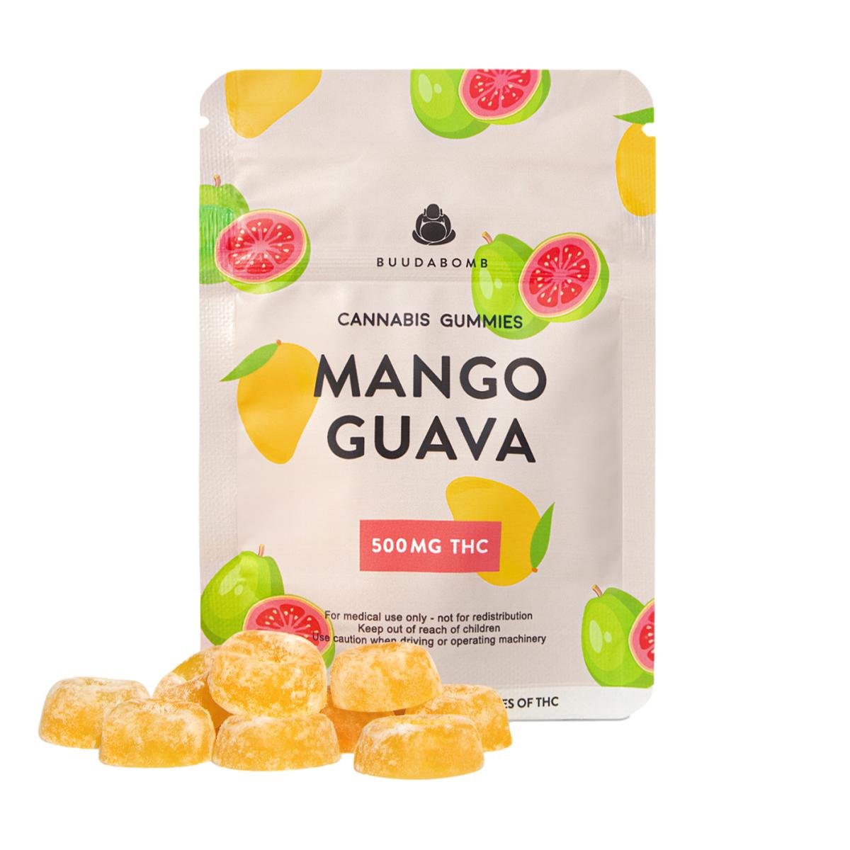 Buudabomb – Bonbons gélifiés à la mangue et à la goyave