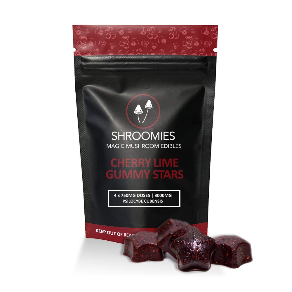Shroomies – Étoiles gélifiées cerise-citron vert