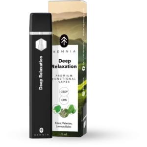 Vapeur CBDP+CBN Relaxation Profonde – Mélange de kava, valériane et mélisse 1 ml