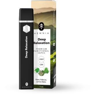 Vapeur CBDP+CBN Relaxation Profonde – Mélange de kava, valériane et mélisse 1 ml