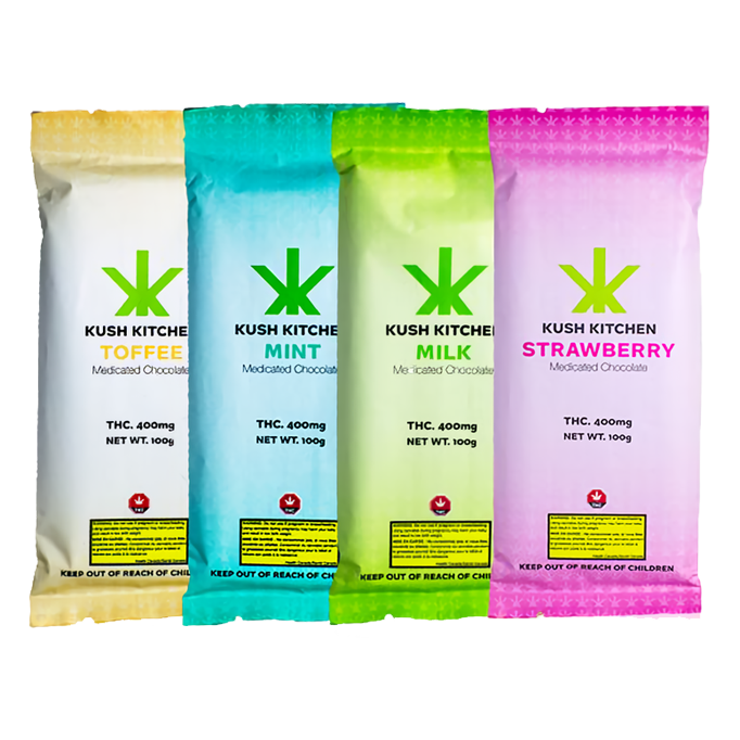 Kush Kitchen – Barres de chocolat