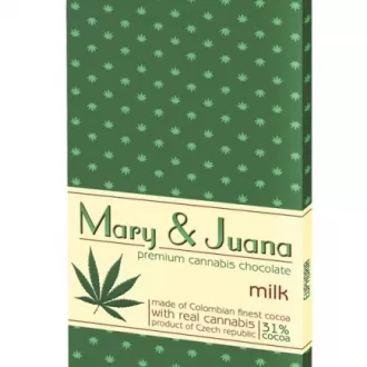 Chocolat au lait premium Mary & Juana 80 g
