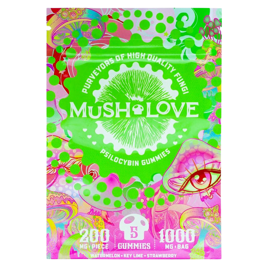 Mush Love – Bonbons gélifiés à la pastèque, au citron vert et à la fraise